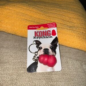 Kong Keychain - Mini Red Rubber Kong - NOT FOR PETS - New & Adorable